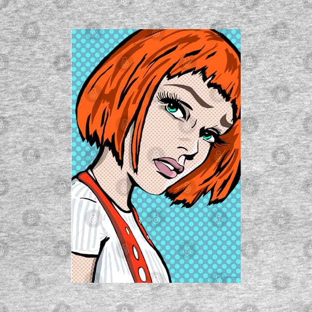 Leeloo Lichtenstein by FanboyMuseum